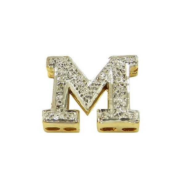 Pingente Letra em Ouro 18K Grande