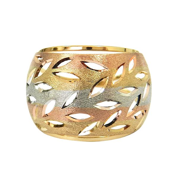 Lindo Anel Feminino de Ouro 18K