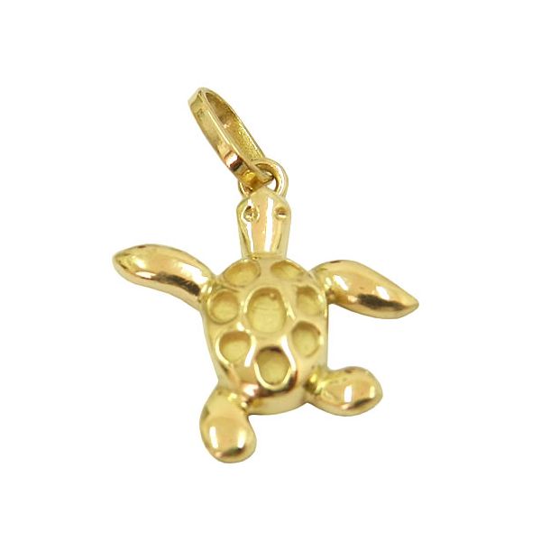 Pingente Feminino de Ouro 18K Tartaruga