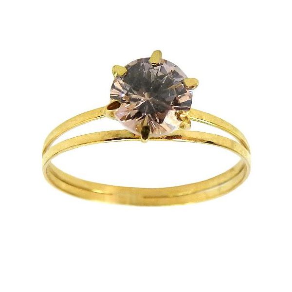 Anel Cálice Aro Duplo em Ouro 18K (0,750)