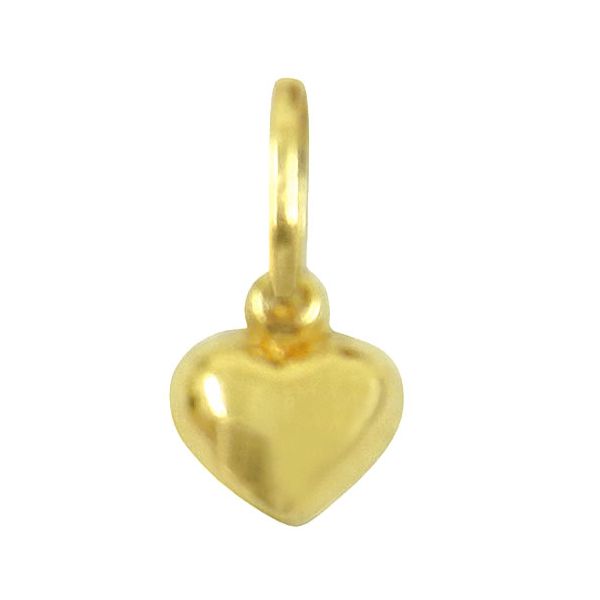 Pingente Feminino de Coração em ouro 18k