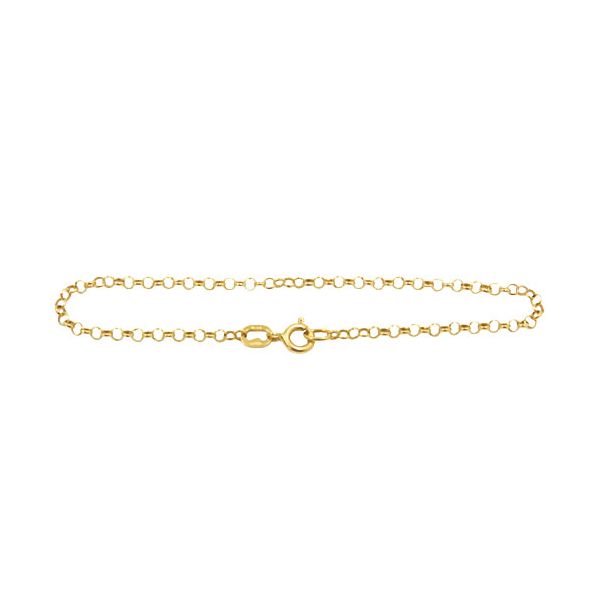 Pulseira de ouro Feminina Elo Português 