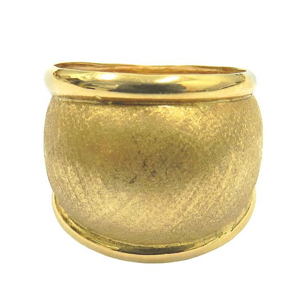 Anel em Ouro 18k Fosco