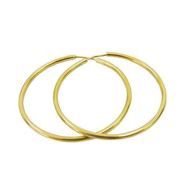Argolas em Ouro Femininas Modelo Africano
