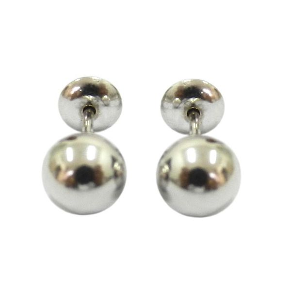 Brinco de Bolinha em Ouro 18K 5mm