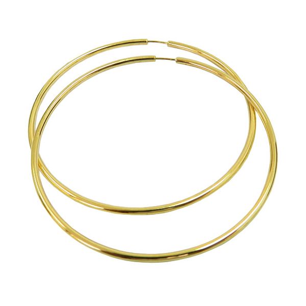 Argolas Africanas de Ouro 18K Grandes