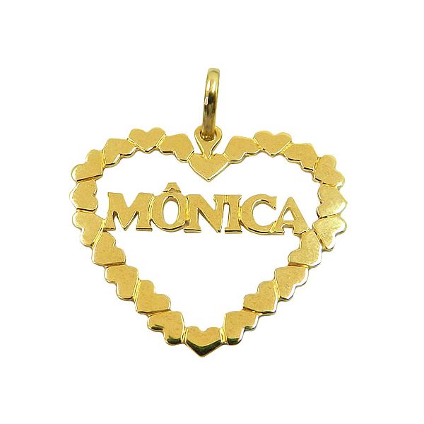 Pingente com nome manuscrito em Ouro 18K