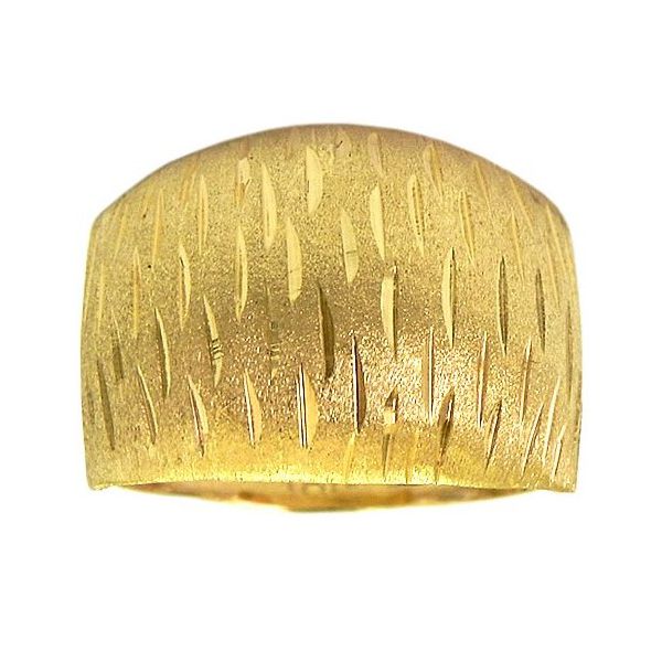 Anel de Ouro 18k Fosco