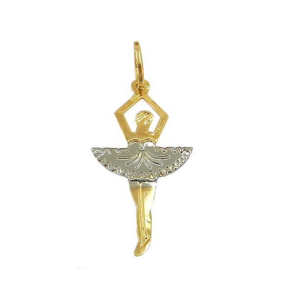 Pingente em Ouro 18K (0,750) Bailarina