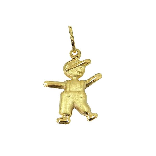 Pingente Menino em ouro 18k (0,750)