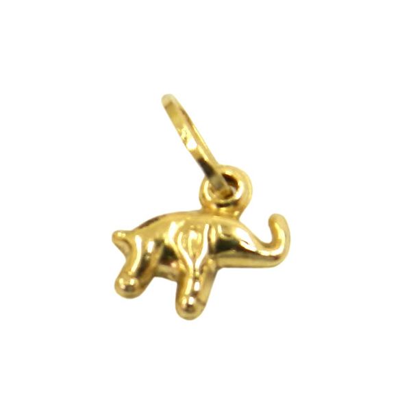 Pingente de Elefante em Ouro 18K