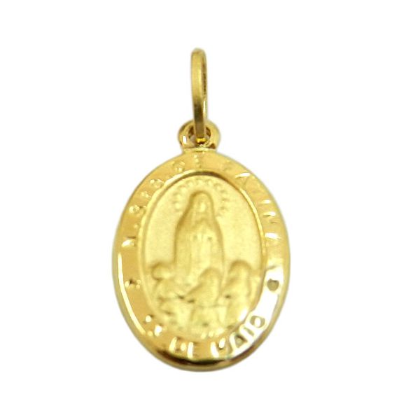Pingente de Ouro Nossa Senhora de Fátima