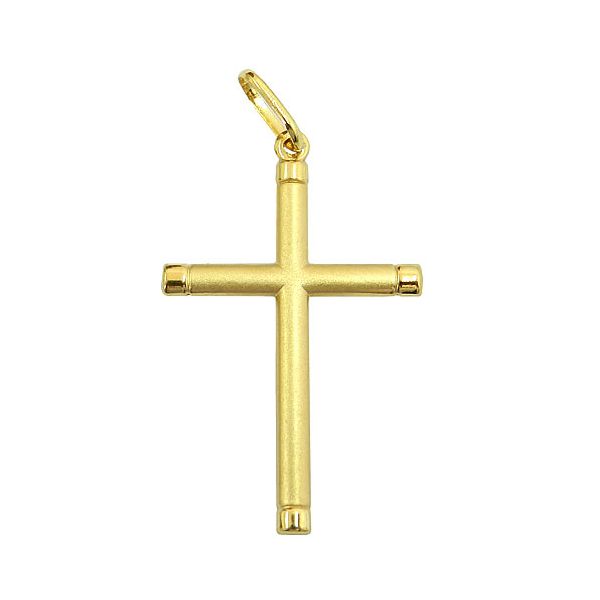 Pingente em Ouro 18K Cruz sem Jesus Cristo