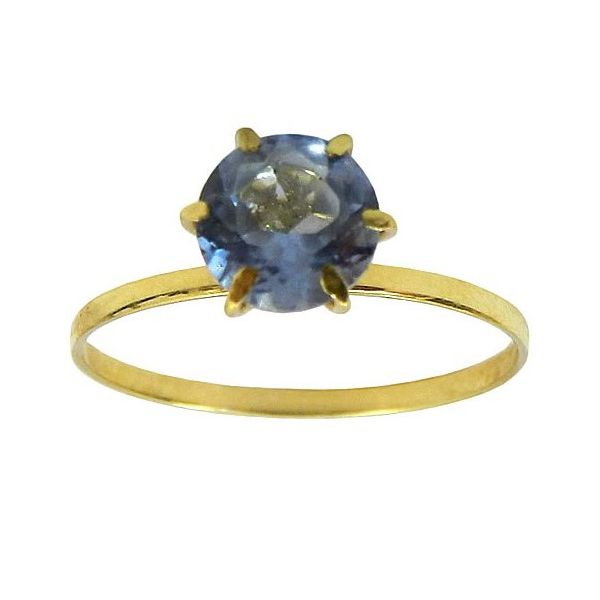Anel de Ouro 18K com Zircônia Barato