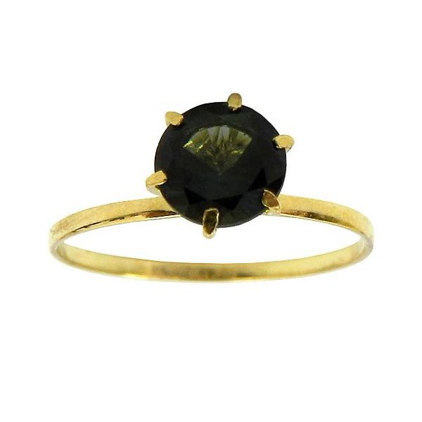 Anel Solitário Cálice de Ouro 18K 750 Preço