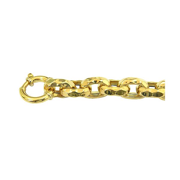 Pulseira Italiana em Ouro 18K Unissex