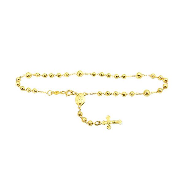 Pulseira Santo Terço em Ouro 18K