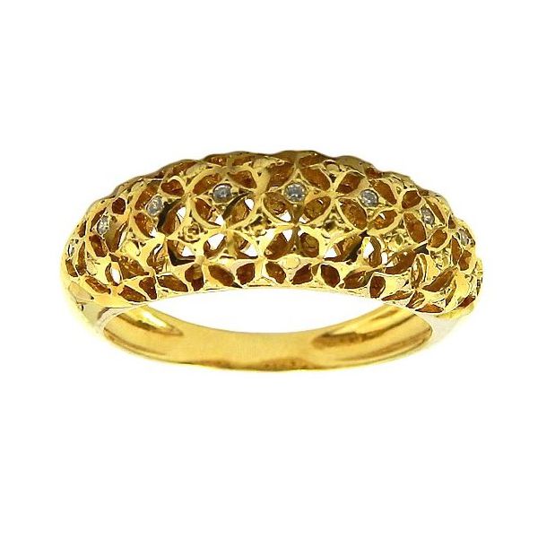 Belíssimo Anel de Ouro 18K 0,750 com Zircônia