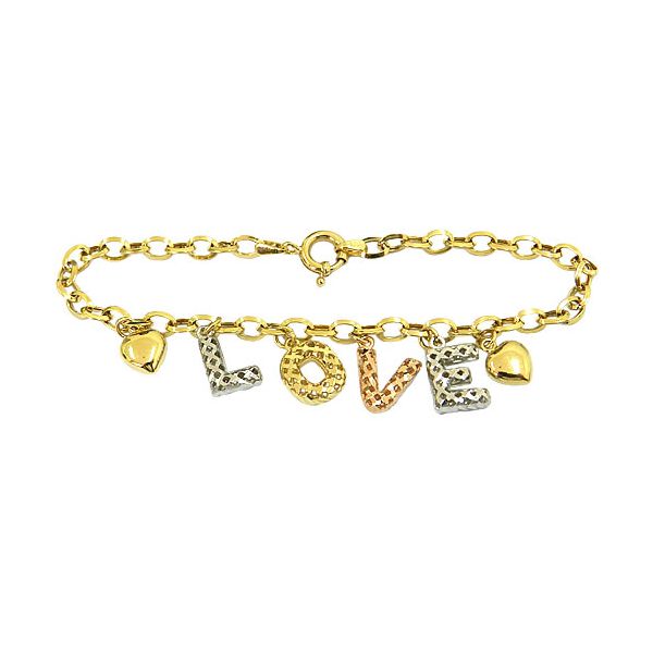 Pulseira Love em Ouro 18K