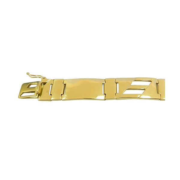 Pulseira Bracelete de Ouro 18K Masculino