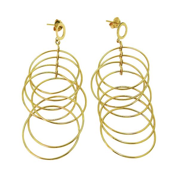 Brinco Cascata em Ouro 18K 