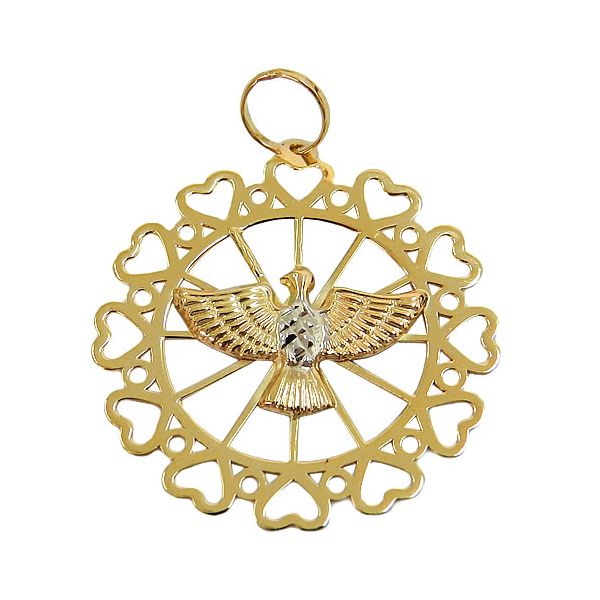 Medalha Divino Espírito Santo Ouro 18K