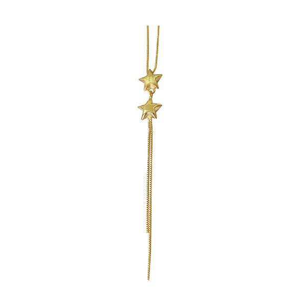 Gargantilha Veneziana de Ouro 18k Estrela Dupla