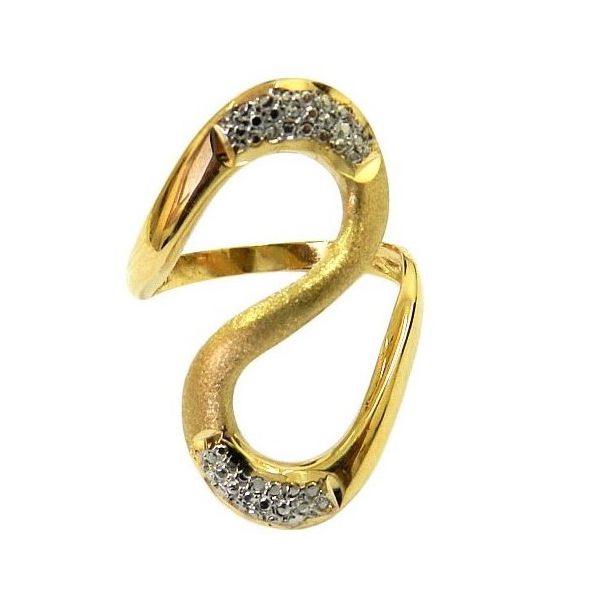 Anel Feminino de Ouro 18K sem pedras