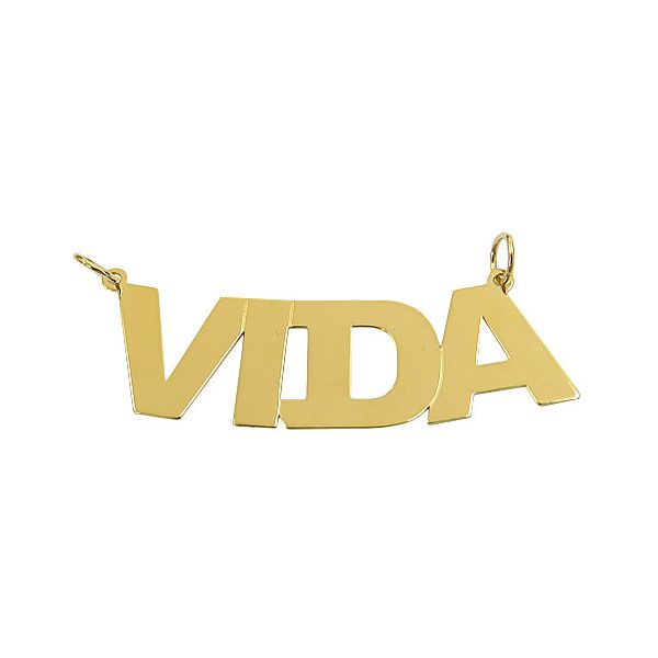 Pingente Vida em Ouro 18K