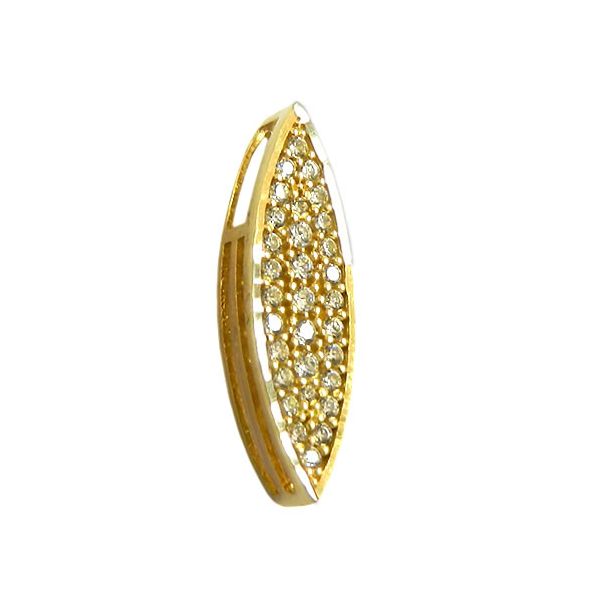 Pingente de Ouro 18K cravejado com Zircônias