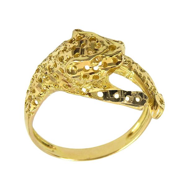 Anel Pantera em Ouro 18K