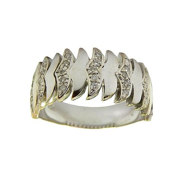 Anéis em Ouro Branco com Brilhantes