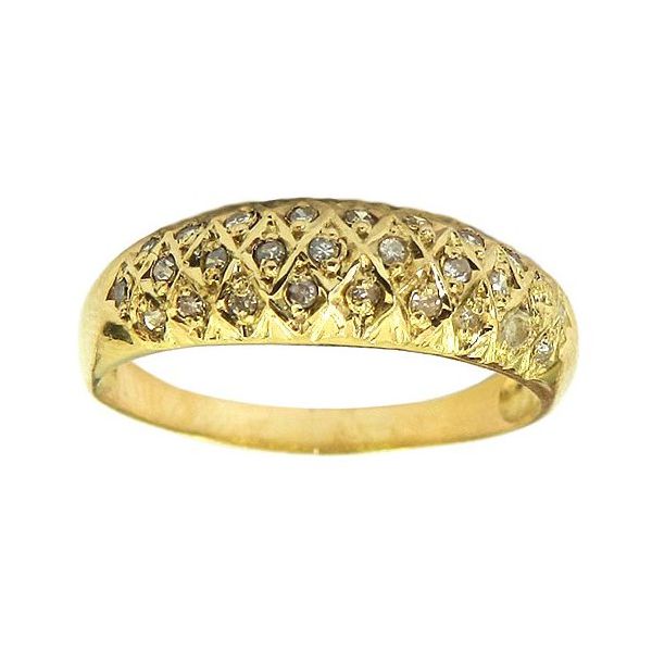 Lindos Anéis Diamantados em Ouro 18k cravejados com Brilhantes
