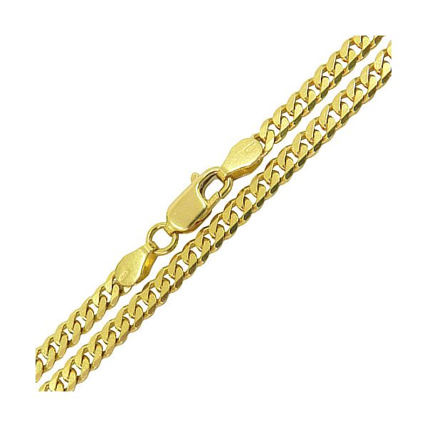 Corrente Masculina Maciça de Ouro 18K Elo Groumett 70 cm