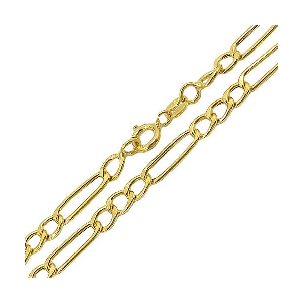 Corrente de Ouro Fígaro 3X1 Masculina