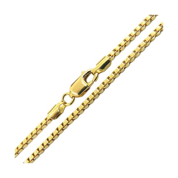Corrente em Ouro 18K Veneziana Masculina com 4.2g e 1.8mm