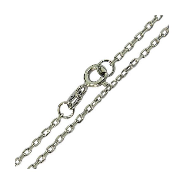 Corrente Feminina modelo Cartier em Ouro Branco 45cm