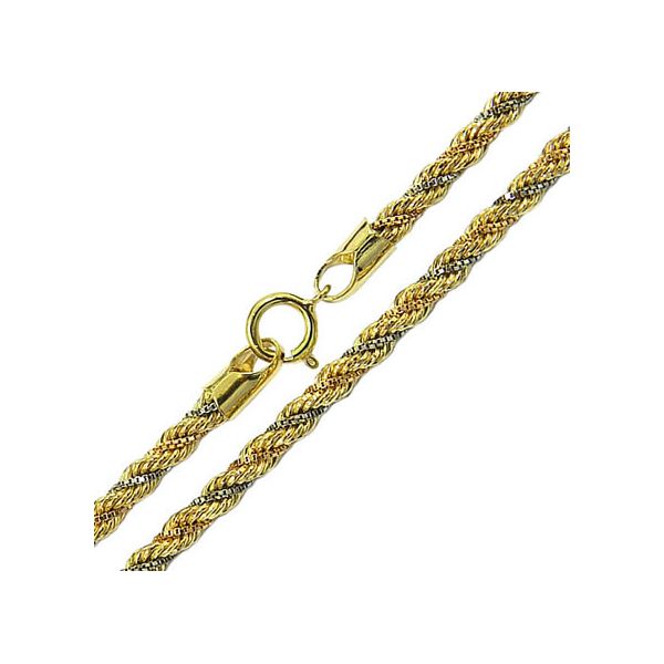 Corrente Feminina de Ouro 18K Modelo Trancilin 45cm