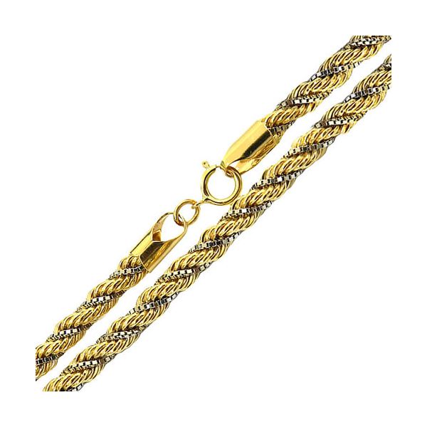 Cordão Masculino de Ouro 18K Trancilin 60cm 