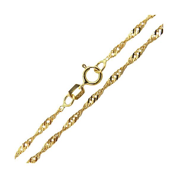 Cordão de Ouro 18K Feminino Modelo Singapura 45cm