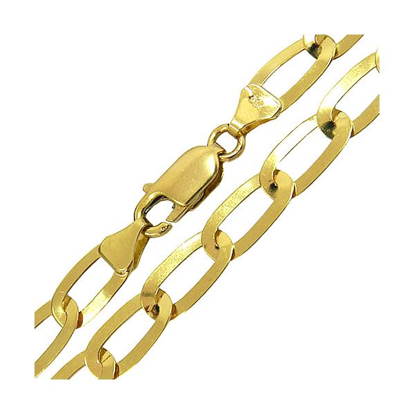 Corrente Masculina Ouro 18K Chapada 70cm