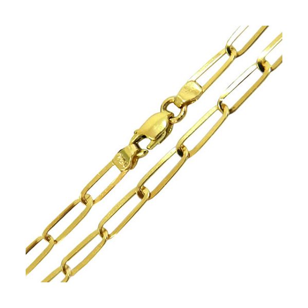 Lindas Correntes de Ouro 18K Masculinas Chapadas 70cm