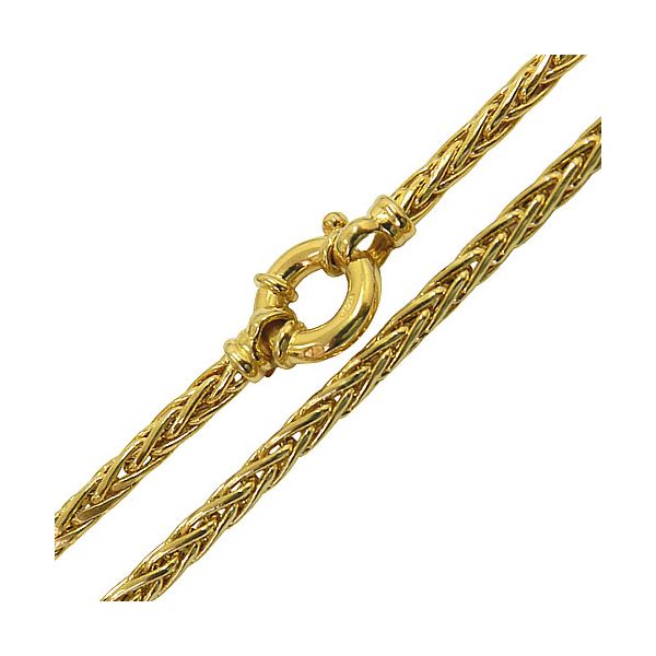 Corrente Feminina elo Palmeira Ouro 18K 0750