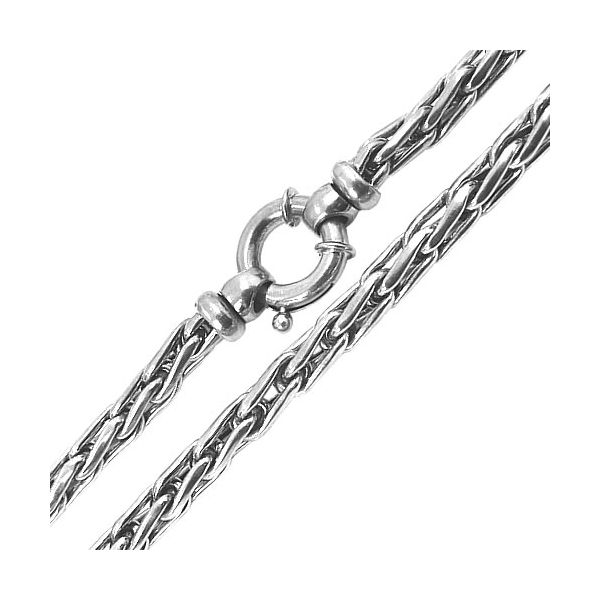 Corrente Palmeira Masculina em Ouro Branco18K