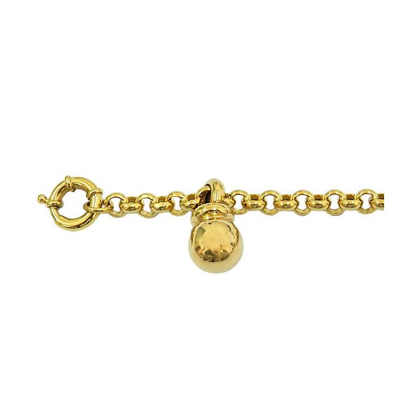 Pulseira com Pingente em Ouro 18K Feminina