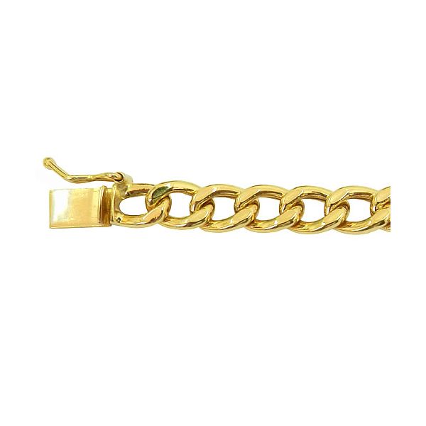Pulseira Masculina Elo Grumet de Ouro 18K 4.9g