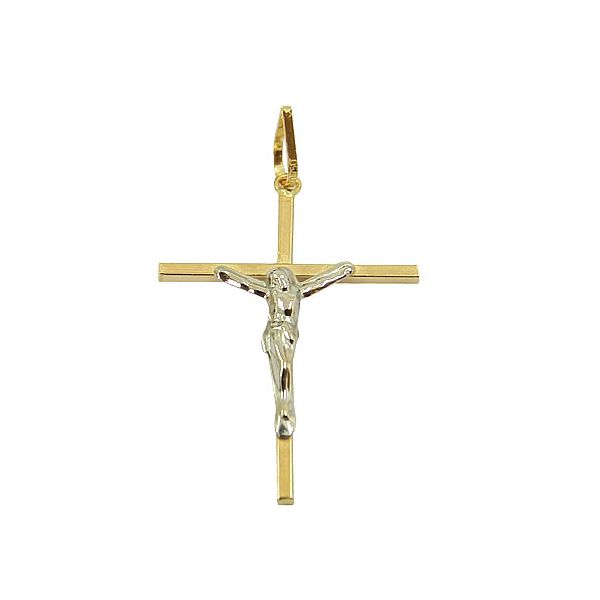 Pingente de Crucifixo com Cristo em Ouro 30.7x18,7mm