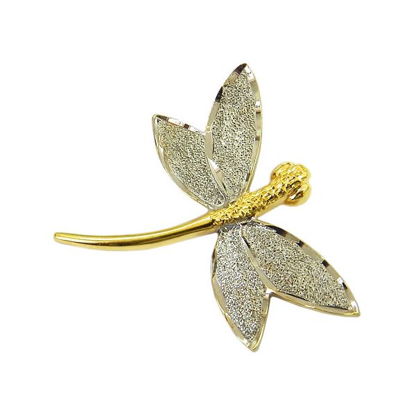 Pingente de Libélula em Ouro 18K Grande