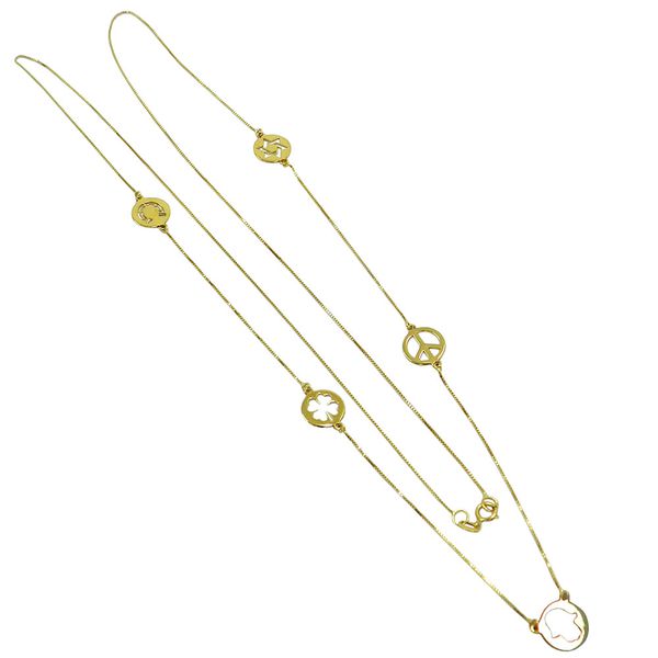 Gargantilha em Ouro 18k Veneziana