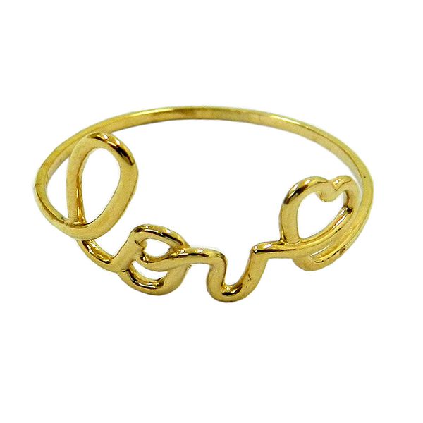 Anel Feminino Love de Ouro 18k